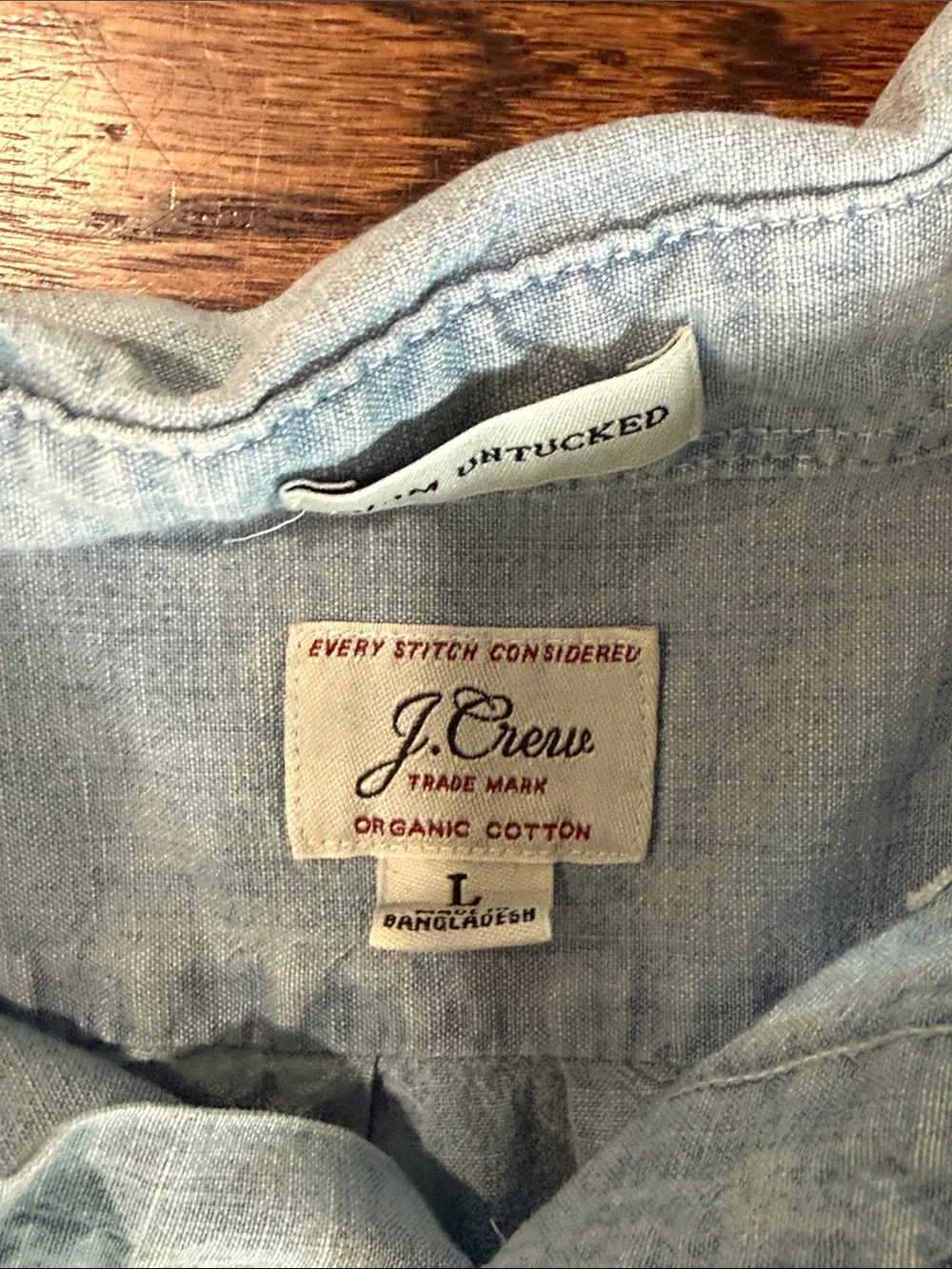 J. Crew Light Blue Button-Down Oxford Shirt